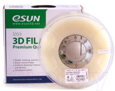 Пластик для 3D-печати eSUN PLA / PLA175N1 (1.75мм, Natural)
