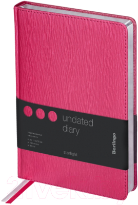 Изображение товара Ежедневник Berlingo Starlight A5 / UD0_83504 (160л, фуксия)