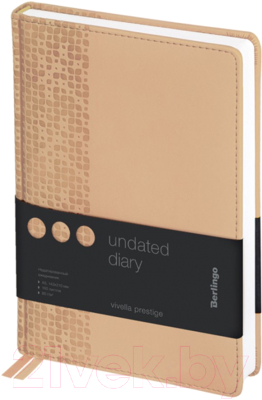 Изображение товара Ежедневник Berlingo Vivella Prestige A5 / UD0_80513 (160л, бежевый)