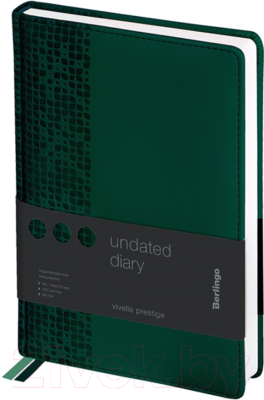 Изображение товара Ежедневник Berlingo Vivella Prestige A5 / UD0_80505 (160л, зеленый)