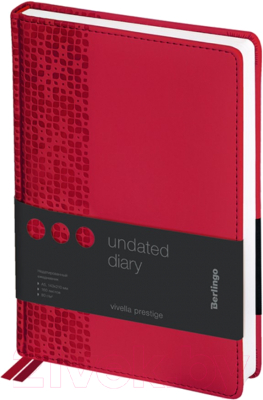 Изображение товара Ежедневник Berlingo Vivella Prestige A5 / UD0_80506 (160л, красный)