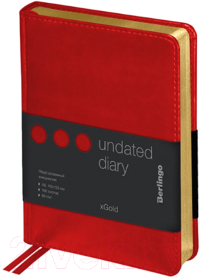 Изображение товара Ежедневник Berlingo xGold A6 / UD0_81606 (160л, красный)