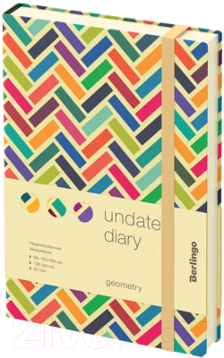 Изображение товара Ежедневник Berlingo Geometry B6 / UD0_92602 (136л)