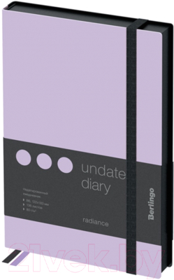 Изображение товара Ежедневник Berlingo Instinct B6 / UD0_91603 (136л, черный/лаванда)