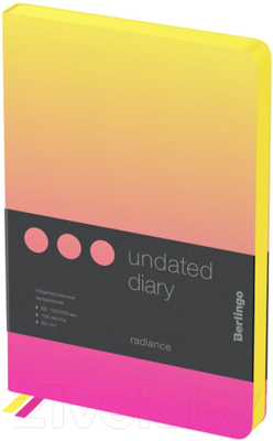 Изображение товара Ежедневник Berlingo Radiance B6 / UD0_93601 (136л, желтый/розовый градиент)