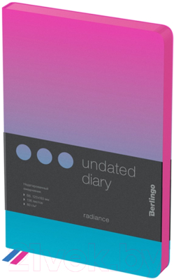 Изображение товара Ежедневник Berlingo Radiance B6 / UD0_93602 (136л, розовый/голубой градиент)