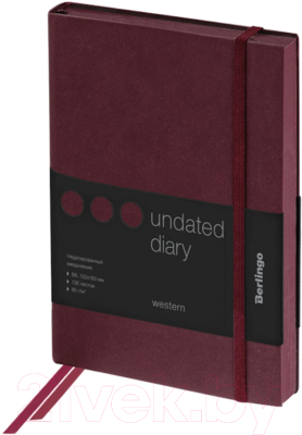 Изображение товара Ежедневник Berlingo Western B6 / UD0_85603 (136л, коричневый)