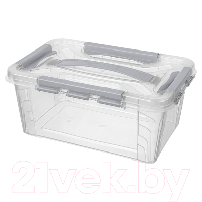 Контейнер для хранения Econova Grand Box / 433200130 (4.2л, светло-серый)
