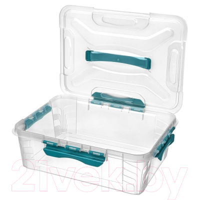 Ящик для хранения Econova Grand Box / 433200302 (10л, голубой)
