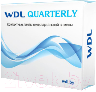 Комплект контактных линз WDL Quarterly BC 8.6 -1.00