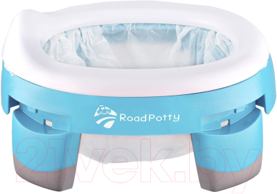 Дорожный горшок Roxy-Kids RoadPotty / HP-245A (голубой)