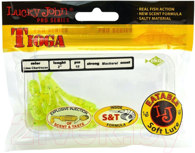 Мягкая приманка Lucky John Pro Series Tioga / 140127-071 (6шт)