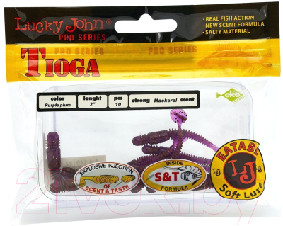 Мягкая приманка Lucky John Pro Series Tioga / 140127-S13 (6шт)