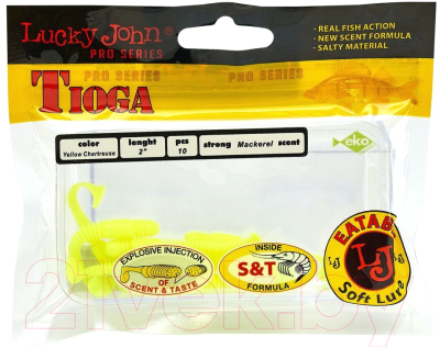 Мягкая приманка Lucky John Pro Series Tioga / 140127-S88 (6шт)