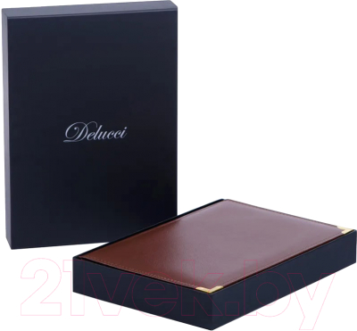 Изображение товара Ежедневник Delucci Недатированный A6 / UD1_90602 (160л, коричневый)