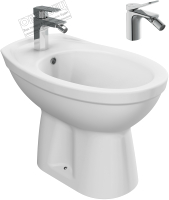 

Биде напольное Cersanit, Eko / S-BI-EKO-S-w + 63053