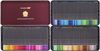 Набор цветных карандашей Brauberg Art Premiere / 181692 (120цв)