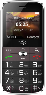 Мобильный телефон Itel IT2590 DS / ITL-IT2590-BK (черный)