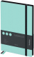 Миниатюра изображения товара Записная книжка Berlingo Instinct A5 / NB0_91502 (80л, черный/мятный)