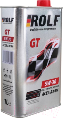 Моторное масло Rolf GT SAE 5W30 A3/B4 / 322619 (1л)