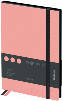 Изображение товара Записная книжка Berlingo Instinct A5 / NB0_91501 (80л, черный/фламинго)