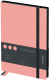 Миниатюра изображения товара Записная книжка Berlingo Instinct A5 / NB0_91501 (80л, черный/фламинго)