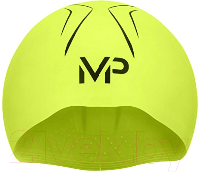 Шапочка для плавания Phelps X-O B / SA122139 (L, желтый/черный)