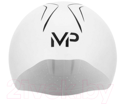 Шапочка для плавания Phelps X-O / SA122146 (L, белый/черный)