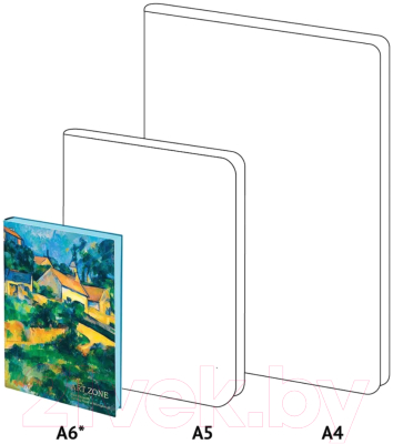 Изображение товара Записная книжка Greenwich Line Vision. Cezanne. Turning Road A6 / NA6_30798 (80л)