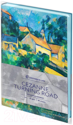 Изображение товара Записная книжка Greenwich Line Vision. Cezanne. Turning Road A6 / NA6_30798 (80л)