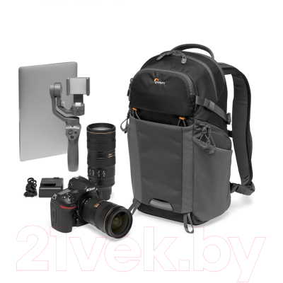 Рюкзак для камеры Lowepro Photo Active BP 200 AW-Bk/DGry / LP37260-PWW (серый/черный)