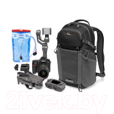 Рюкзак для камеры Lowepro Photo Active BP 300 AW-Bk/DGry / LP37255-PWW (серый/черный)