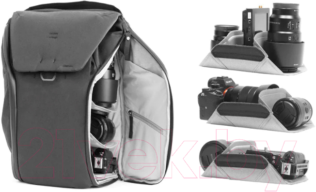 Рюкзак для камеры Peak Design The Everyday Backpack 20L V2.0 / BEDB-20-BK-2