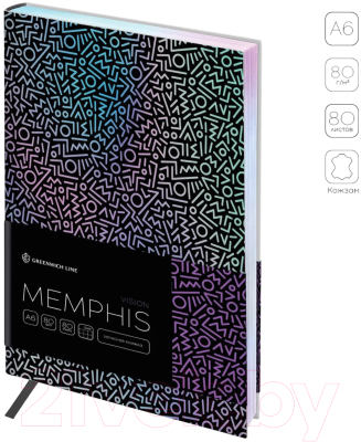 Изображение товара Записная книжка Greenwich Line Vision. Memphis A6 / NA6-25498 (80л)