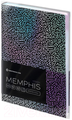 Изображение товара Записная книжка Greenwich Line Vision. Memphis A6 / NA6-25498 (80л)
