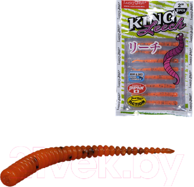 Мягкая приманка Lucky John King Leech / 140152-036 (9шт)