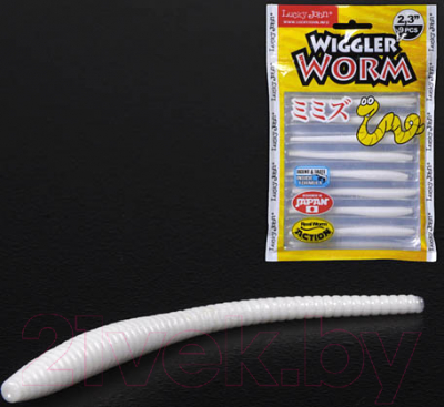 Мягкая приманка Lucky John Pro Wiggler Worm / 140153-033 (9шт)