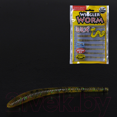 Мягкая приманка Lucky John Pro Wiggler Worm / 140153-PA19 (9шт)