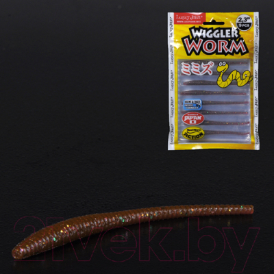 Мягкая приманка Lucky John Pro Wiggler Worm / 140153-S13 (9шт)