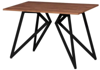 Обеденный стол Millwood Женева Л18 120x70 (дуб табачный Craft/металл черный) - 