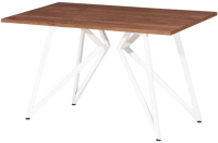 Обеденный стол Millwood Женева Л18 130x80 (дуб табачный Craft/металл белый) - 