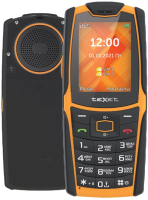 Мобильный телефон Texet TM-521R (черный/оранжевый) - 