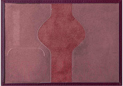 Обложка на паспорт OfficeSpace Сагат / 254232 (рубиновый)