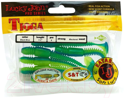 Мягкая приманка Lucky John Pro Series Tioga / 140103-T50 (7шт)