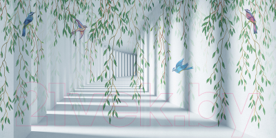 Фотообои листовые Citydecor Flower Tunnel 3D 2 (200х140)