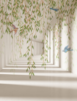 Фотообои листовые Citydecor Flower Tunnel 3D 4 (200x140) - 