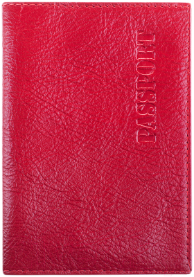 Обложка на паспорт OfficeSpace KPs_1646 / 176871 (красный)