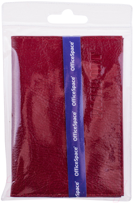 Обложка на паспорт OfficeSpace KPs_1646 / 176871 (красный)
