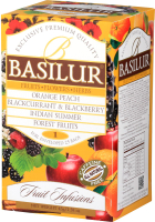 Чай пакетированный Basilur Fruit Infusion Ассорти Том 1 (25пак) - 