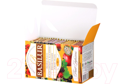 Чай пакетированный Basilur Fruit Infusion Ассорти Том 1 (25пак)